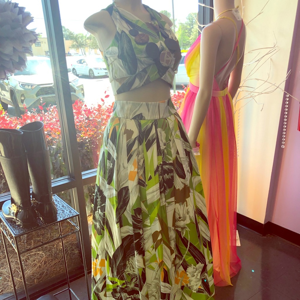 Two Piece Bohemian Maxi